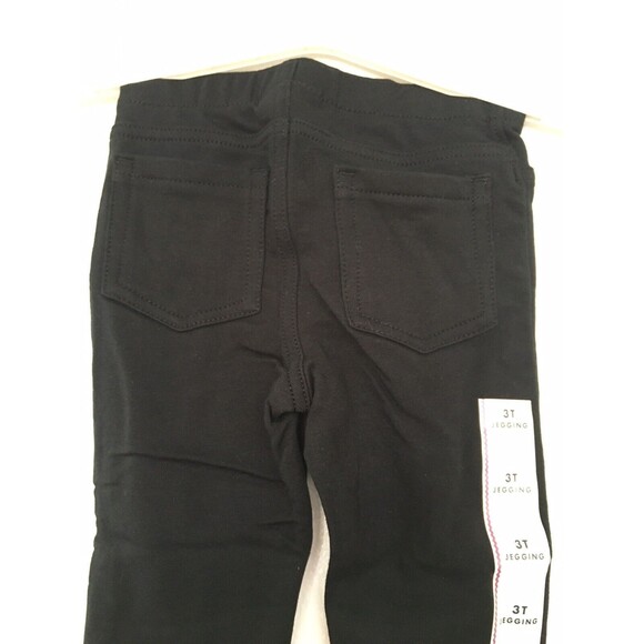 2 Cat & Jack Pants Toddler Kids Girl Jeggings Black Size 3T Pockets Bundle - Picture 6 of 7